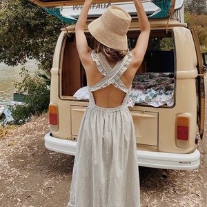 NWOT Christy Dawn Claire in Smoked Stripe xs